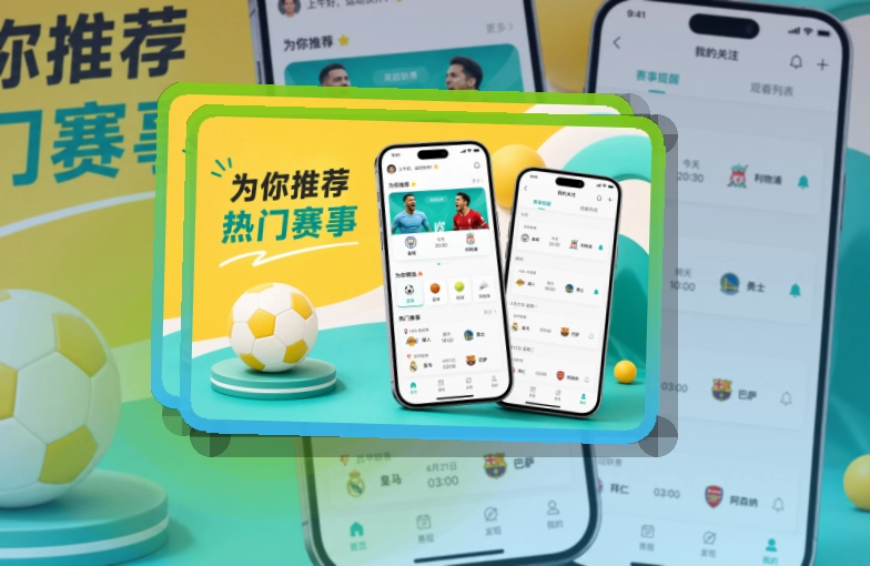 B体育 App核心亮点，赛程比分更好找 页面展示